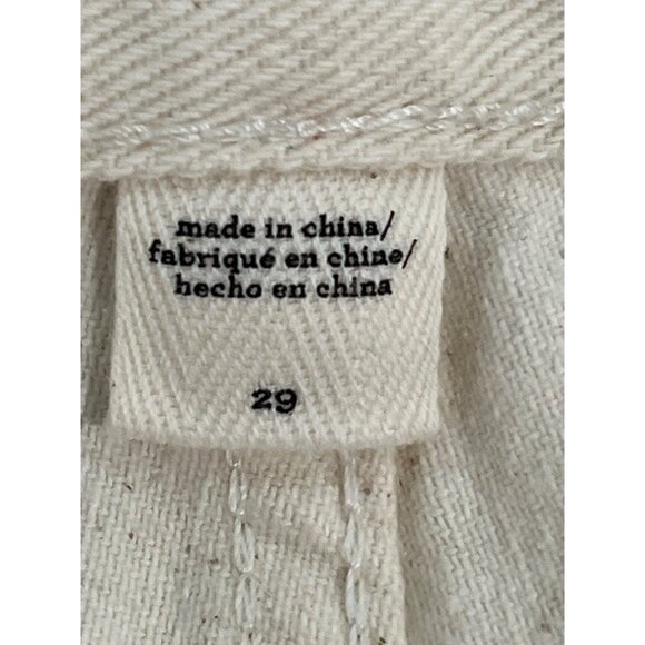 BILLABONG Hey Boy Women's‎ Jeans Size 29 White Distressed NWT - Picture 7 of 11